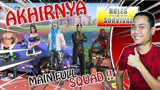 FULL SQUAD ROS KEMBALI !!! - Rules of Survival PC Indonesia