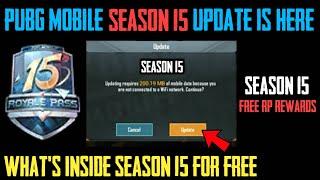 Pubg Mobile Season 15 Free Royal Pass Rewards  | Pubg Mobile Season 15 Free Rp Rewards