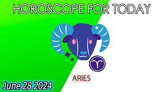 Aries️ YOU WON’T BELIEVE IT ARIES  Horoscope for today JUNE 28, 2024️ Daily horoscope️ARIES