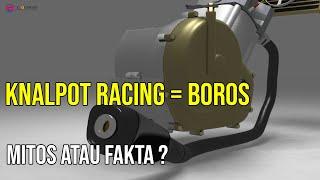 Knalpot Racing Bikin Motor Lebih Boros, Mitos atau Fakta ?