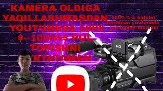 KAMERA OLDIGA YAQINLASHMASDAN YOUTUBEDA PUP TOPISH