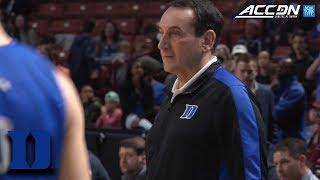 Duke's Coach Krzyzewski Teaches Fundamental Habits Through Basketball | ACC Coaches & Community