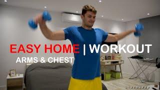 Easy Chest & Arms Workout at Home |JOIN ME 