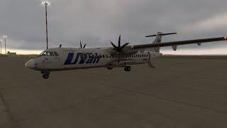 Екатеринбург - Самара. Полет в VATSIM. ATR 72-500. X-Plane 11.