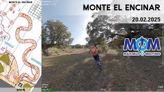 Headcam Orienteering: Monte El Encinar, Spain. MOM. MAXIMUS-O-MEETING 2025.