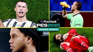 ALL 40+ CRAZY Realism and Details in PES 2021  Fujimarupes