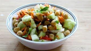 High Protein Oil Free Salad For Weight Loss | Nisa Homey