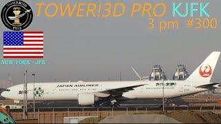 2 hour JFK New York special schedule Tower!3D Pro (modified*) KJFK @ 3 pm