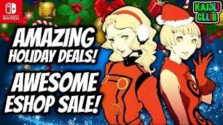 THE AMAZING HOLIDAY SALE! AWESOME Nintendo Switch Eshop Sales! 90+ GREAT GAMES!