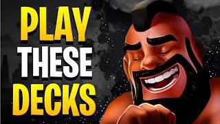 TOP CLASH ROYALE DECKS that are WORTH LEARNING!