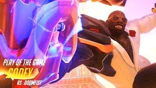 CODEY DOOMFIST META! 48 ELIMS! POTG! [ OVERWATCH SEASON 18 TOP 500 ]