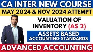 Valuation of Inventory : AS - 2 | Ch - 5 Unit 1 | CA INTER Advanced Accounting | CA Parag Gupta