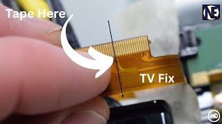 Easy Fix! Samsung UN58TU7000 Keeps restarting (fix with tape!)