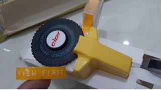 3D embossing label maker - How to use and problem solution