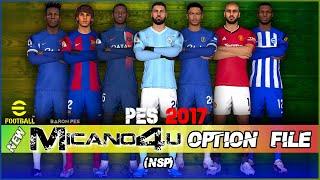 PES 2017 NSP OPTION FILE 2023 - 2024