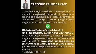 Cartório Primeira Fase Questão 19