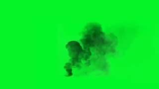 Black Smoke Dust Wave - Green Screen Effects