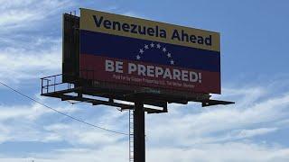 'Venezuela ahead' billboard warns drivers entering Colorado