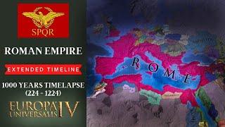 EU4 Extended Timeline Timelapse | Roman Empire (224 - 1224)