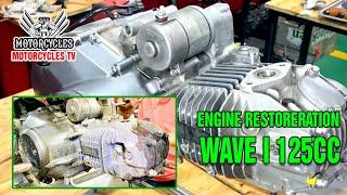Video 709: Restoration and maintenance of wave i 125cc engine | Motorcycles TV