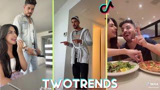 TWOTRENDS Tiktok Couple Funny Videos - Best of @TwoTrendsFamily  Espe & Sebas Tiktoks 2022