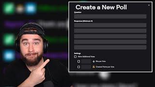 How to Create a Twitch Poll (Twitch Mod Tutorial)