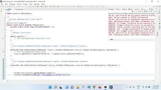 Creating custom google search using sendRedirect method in Eclipse | Eclipse - Create Java Project