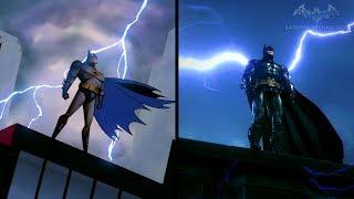 Batman: The Animated Series Intro Arkham Style (Side-by-Side Comparison)