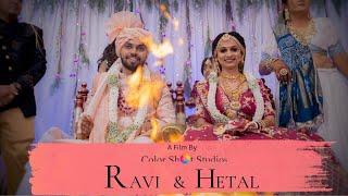 Best Wedding Highlights 2022 | Ravi + Hetal |Color Shot Studios #cinematic #gujaratiwedding #wedding