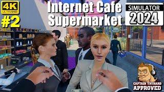 Internet Cafe & Supermarket Simulator 2024 #2 MON ROYAUME POUR UNE CAISSIÈRE !