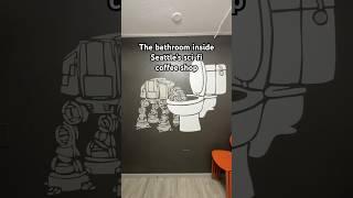 Star Wars and Sci-Fi Themed Coffee Shop in Seattle has a Silly Bathroom #seattle #starwars #bathroom