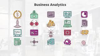 Business Analytics - Flat Animation Icons | After Effects Elements - Envato elements