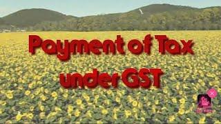 Payment of Tax under GST || Electronic ledgers & electronic liability Register
