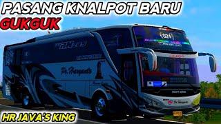 PASANG KNALPOT SERIGALA DI HR JAVA'S KING || MOD BUSSID TERBARU