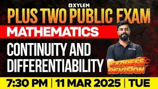 Plus Two Public Exam Maths | Continuity And Differentiability , Determinants