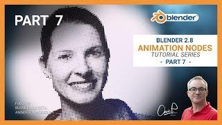 #7 - 3D Animated Halftone Photo - Animation Nodes Blender 2.8 Tutorial Series