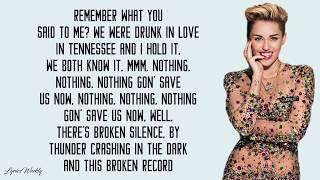 Mark Ronson - Nothing Breaks Like a Heart ft. Miley Cyrus (Lyrics)