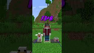 COMO VER la HITBOX de los MOBS en MINECRAFT  | #shorts #minecraft