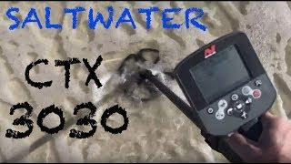 Crescent Beach Metal Detecting with the Minelab CTX-3030 in Saltwater