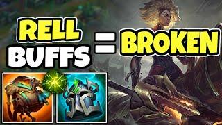 Riot BUFFED RELL and shes BROKEN again