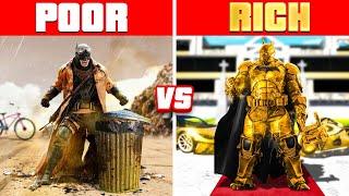 POOR Batman vs. RICH Batman In GTA 5! (GTA 5 RP Mods)