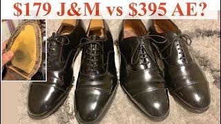 $395 Allen Edmonds vs $179 J&M... What's the difference?