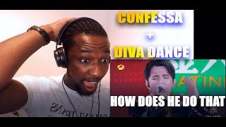 Dimash Kudaibergen - Confessa + The Diva Dance | REACTION