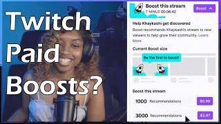 What Are Twitch Paid Boosts?