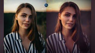 Creating Soft Faded Portrait Filter in Photoshop