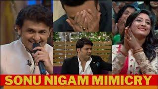 Sonu Nigam Mimicry of Kailash Kher,Adnan Sami,Udit Narayan at The Kapil Sharma Show | TKSS