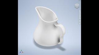 Milk Jug Design Using Inventor 2021