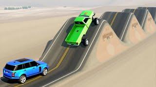 Cars vs Switchback Road Challenge #2 in BeamNG Drive!