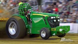 Tractor Pulling 2024: Pro Stock Tractors pulling at The Pullers Championship on Saturday