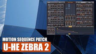 U-He Zebra 2 - Building a sequence patch